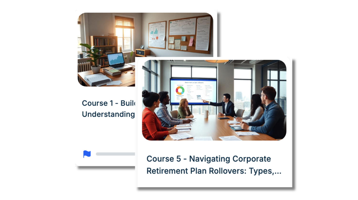 Online courses thumbnails